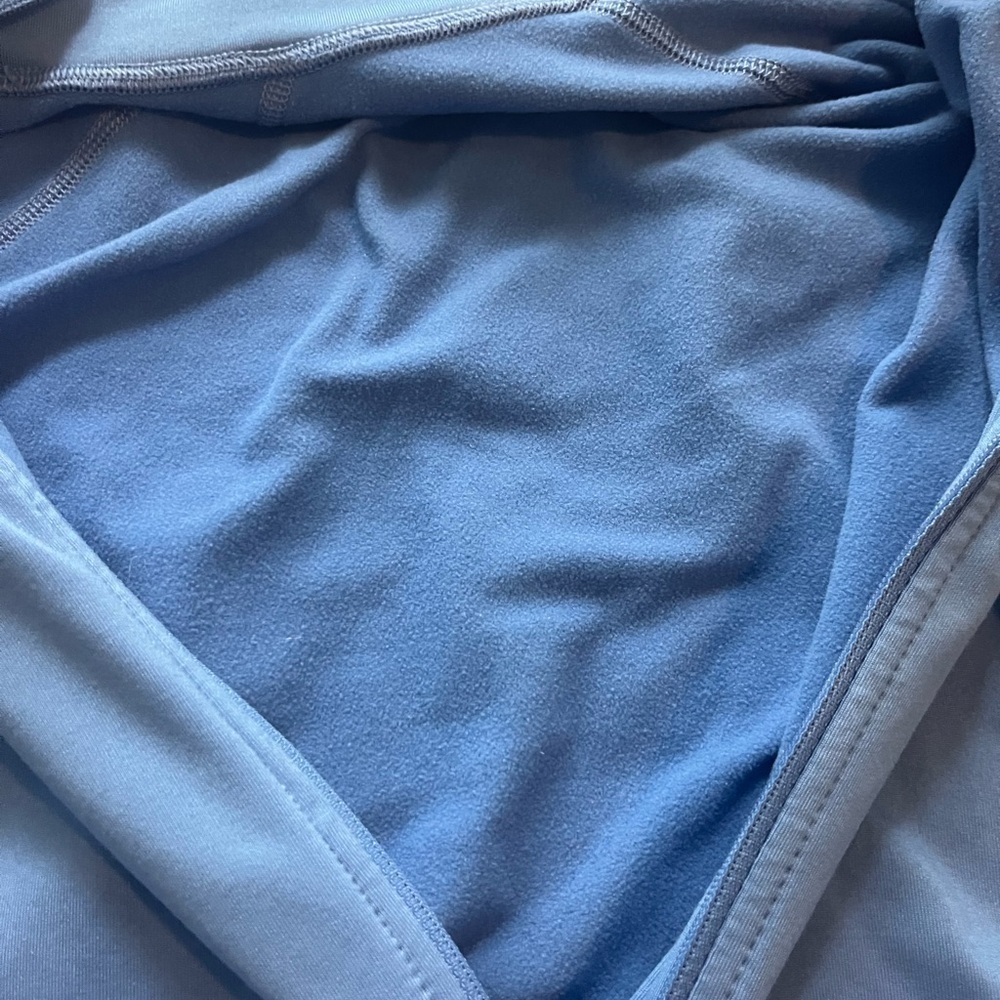 Nike Pro Steel Blue Zip Pullover - Picture 6 of 9